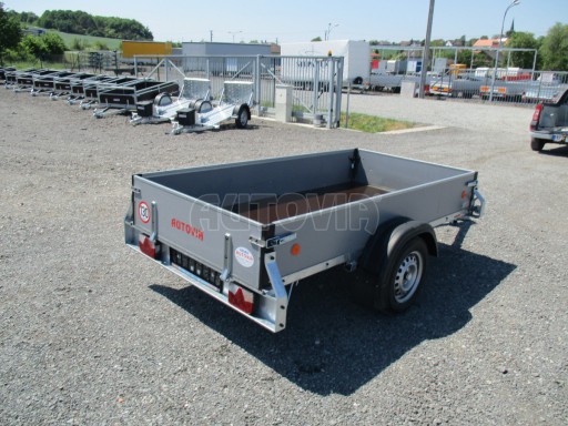 Nebrzděný jednoosý přívěs s odpružením ZV 26 N1 2,50x1,24/0,35 LP odpruž. POČ