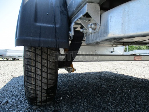 Nebrzděný jednoosý přívěs s odpružením ZV 26 N1 2,50x1,24/0,35 LP odpruž. POČ