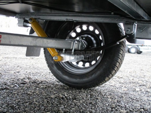 Nebrzděný jednoosý přívěs s odpružením ZV 26 N1 2,50x1,24/0,35 LP odpruž. POČ