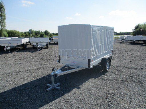 PROFI sklopný přívěs s plachtou ZV 26 ALU 750kg skl N1 2,50x1,25/1,53 POČ