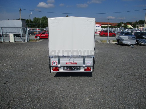 PROFI sklopný přívěs s plachtou ZV 26 ALU 750kg skl N1 2,50x1,25/1,53 POČ