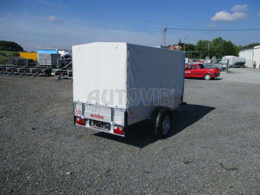 PROFI sklopný přívěs s plachtou ZV 26 ALU 750kg skl N1 2,50x1,25/1,53 POČ