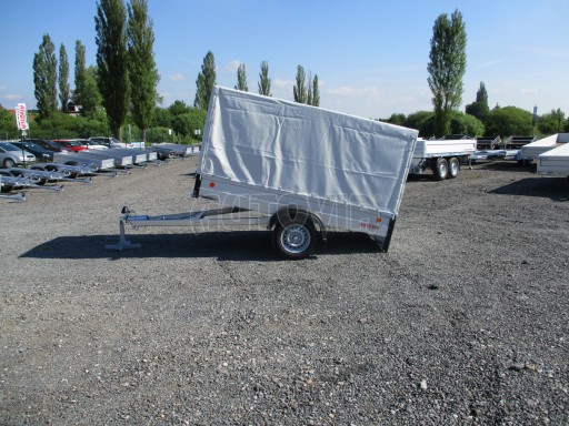 PROFI sklopný přívěs s plachtou ZV 26 ALU 750kg skl N1 2,50x1,25/1,53 POČ