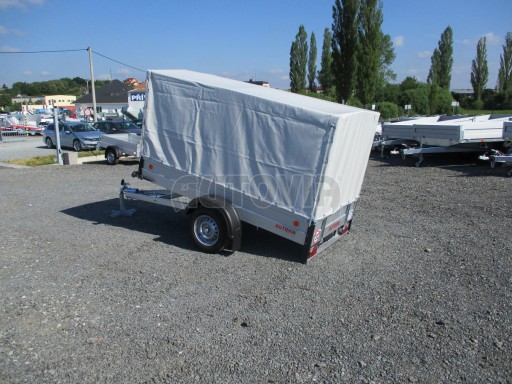 PROFI sklopný přívěs s plachtou ZV 26 ALU 750kg skl N1 2,50x1,25/1,53 POČ