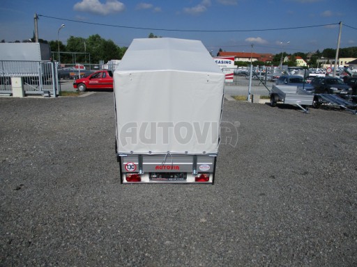PROFI sklopný přívěs s plachtou ZV 26 ALU 750kg skl N1 2,50x1,25/1,53 POČ