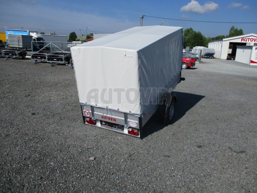 PROFI sklopný přívěs s plachtou ZV 26 ALU 750kg skl N1 2,50x1,25/1,53 POČ