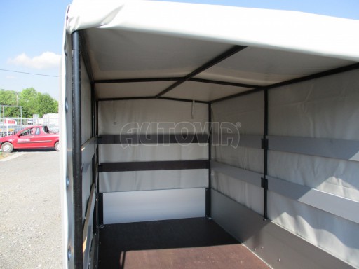 PROFI sklopný přívěs s plachtou ZV 26 ALU 750kg skl N1 2,50x1,25/1,53 POČ