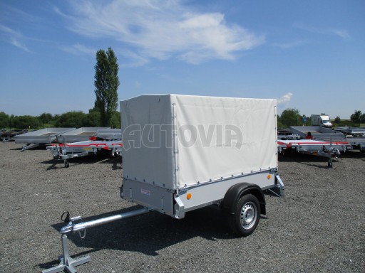 Nebrzděný přívěsný vozík s plachtou ZV 21 N1 2,06x1,09/1,33