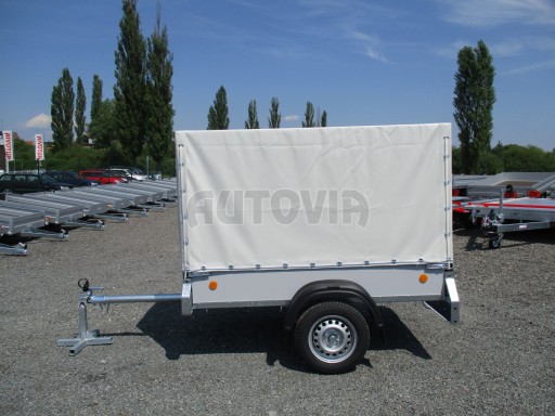 Nebrzděný přívěsný vozík s plachtou ZV 21 N1 2,06x1,09/1,33