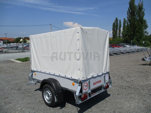 Nebrzděný přívěsný vozík s plachtou ZV 21 N1 2,06x1,09/1,33