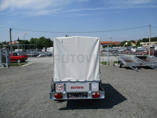 Nebrzděný přívěsný vozík s plachtou ZV 21 N1 2,06x1,09/1,33