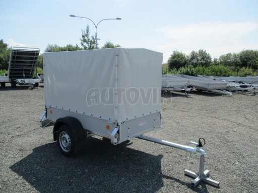 Nebrzděný přívěsný vozík s plachtou ZV 21 N1 2,06x1,09/1,33