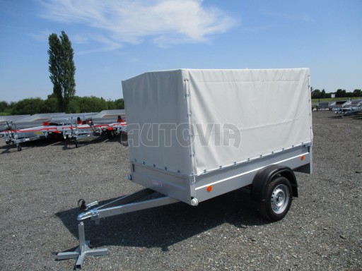 Nebrzděný přívěsný vozík s plachtou ZV 21 N1 2,06x1,09/1,33