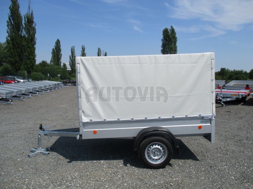 Nebrzděný přívěsný vozík s plachtou ZV 21 N1 2,06x1,09/1,33