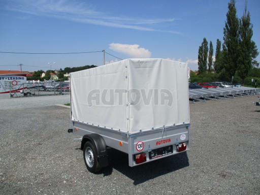 Nebrzděný přívěsný vozík s plachtou ZV 21 N1 2,06x1,09/1,33