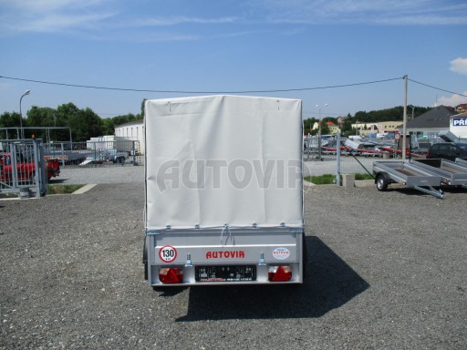 Nebrzděný přívěsný vozík s plachtou ZV 21 N1 2,06x1,09/1,33