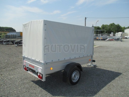 Nebrzděný přívěsný vozík s plachtou ZV 21 N1 2,06x1,09/1,33