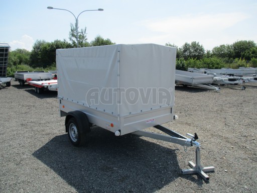 Nebrzděný přívěsný vozík s plachtou ZV 21 N1 2,06x1,09/1,33