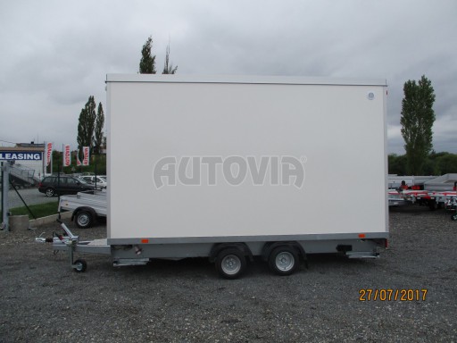 Přívěsný vozík (prodejní stánek) EW 2,5T 4,10x2,20/2,30* č.8