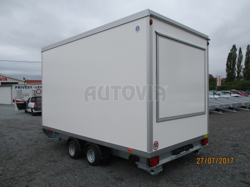 Přívěsný vozík (prodejní stánek) EW 2,5T 4,10x2,20/2,30* č.9