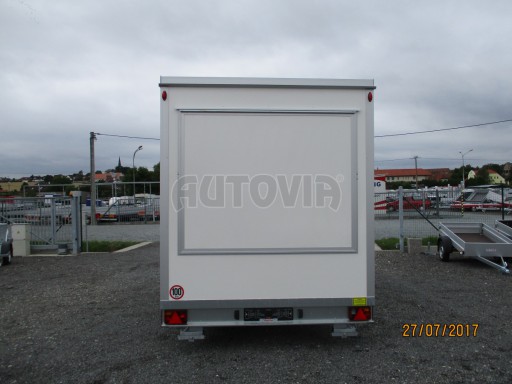 Přívěsný vozík (prodejní stánek) EW 2,5T 4,10x2,20/2,30* č.10