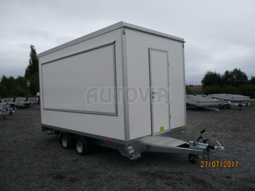 Přívěsný vozík (prodejní stánek) EW 2,5T 4,10x2,20/2,30* č.13