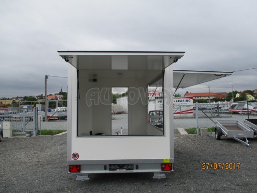 Přívěsný vozík (prodejní stánek) EW 2,5T 4,10x2,20/2,30* č.27