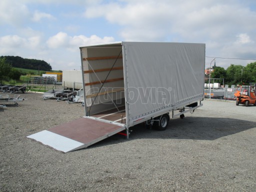 *Nákladní přívěs vzduchem brzděný AVG 10T B1 6,50x2,48/2,70G ruč č.1