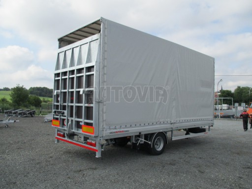 *Nákladní přívěs vzduchem brzděný AVG 10T B1 6,50x2,48/2,70G ruč č.2