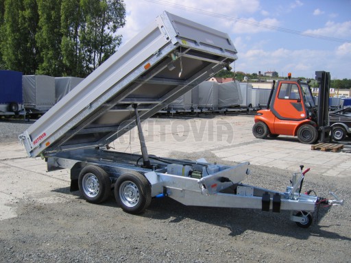 Sklápěcí přívěs ATS 3SKS 3,5T 3,32x1,70/0,35 v elektrice