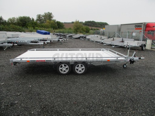 AD 2,7T 4,17x2,09  ALU hydraulicky sklopné plato