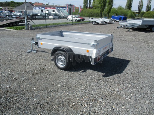 Skladový přívěs, jednoosý nebrzděný PN 7 2,06x1,24/0,40 POČ