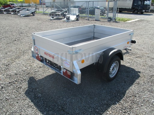 Skladový přívěs, jednoosý nebrzděný PN 7 2,06x1,24/0,40 POČ
