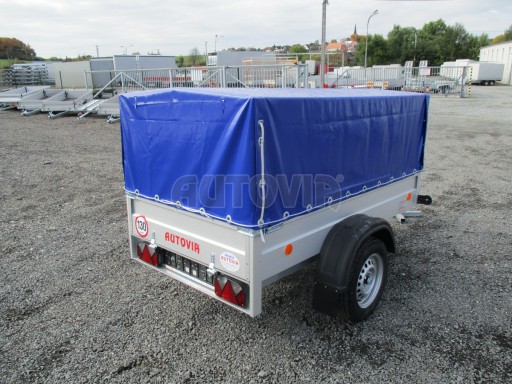 Přívěsný vozík za osobní auto HD 3 750kg 2,07x1,10/0,88**celní pl. č.6