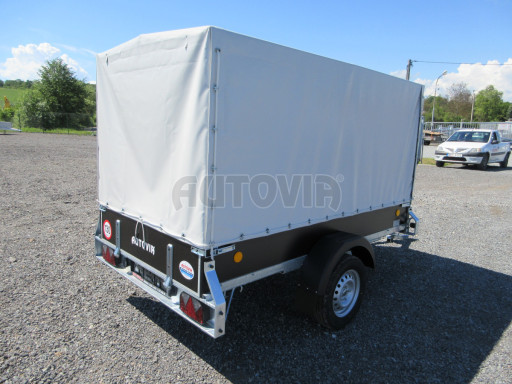 Přívěs za osobní auto s plachtou ZV 26 750kg N1 2,50x1,30/1,37 POČ