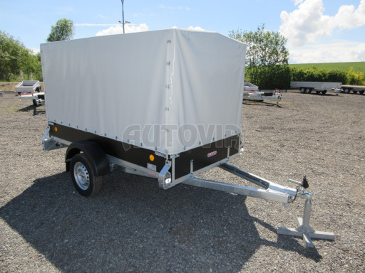 Přívěs za osobní auto s plachtou ZV 26 750kg N1 2,50x1,30/1,37 POČ