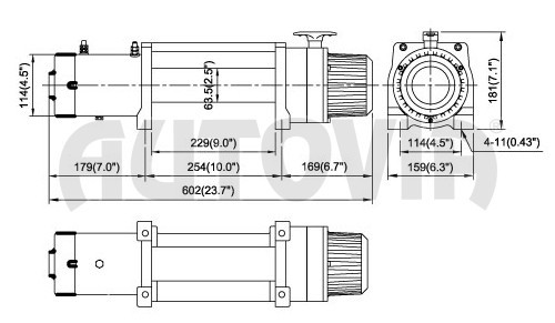Elektrický naviják Come UP 12V 4,082t č.2