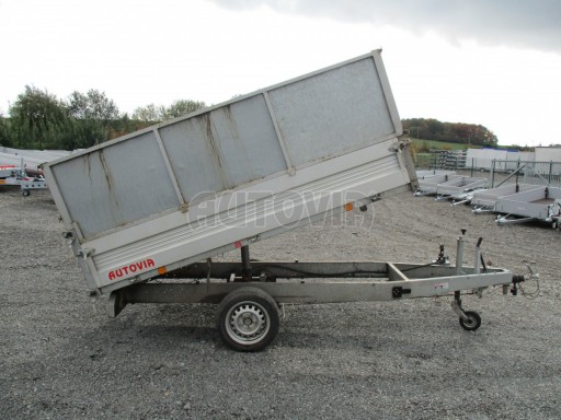 Jednostranný sklopný přívěs bazar RK 1,5T 2,57x1,51/0,95 ruč č.7