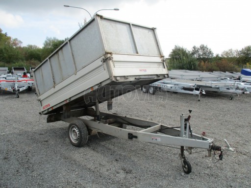 Jednostranný sklopný přívěs bazar RK 1,5T 2,57x1,51/0,95 ruč č.8