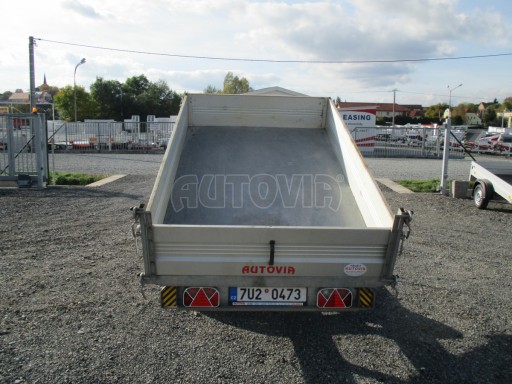 Jednostranný sklopný přívěs bazar RK 1,5T 2,57x1,51/0,95 ruč č.23