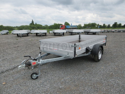 PROFI přívěsný vozík za auto ZV 31 ALU 1,3T B1 3,00x1,55/0,35 POČ celní třmeny č.1