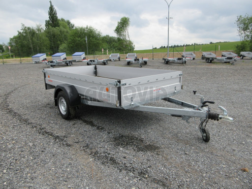 PROFI přívěsný vozík za auto ZV 31 ALU 1,3T B1 3,00x1,55/0,35 POČ celní třmeny č.8