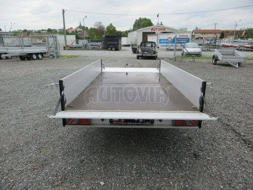 PROFI přívěsný vozík za auto ZV 31 ALU 1,3T B1 3,00x1,55/0,35 POČ celní třmeny č.10