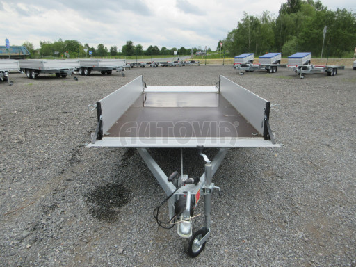 PROFI přívěsný vozík za auto ZV 31 ALU 1,3T B1 3,00x1,55/0,35 POČ celní třmeny č.11
