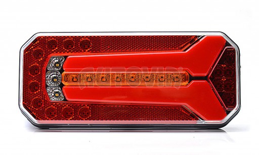 Svítilna WAS W150 sdružená LED 12-24 V, L/P, BL/BR/KO/CO/ML, dynamický blinkr č.2