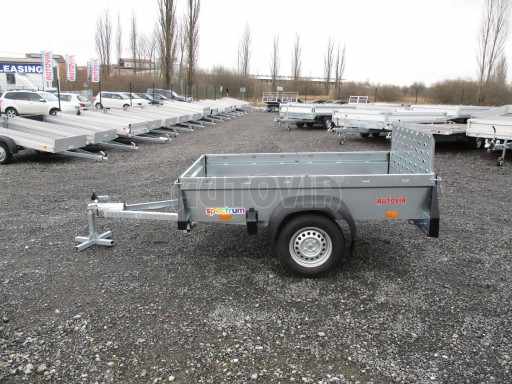 Nebrzděný sklopný přívěsný vozík SPC 750kg 2,15x1,31/0,35* č.7