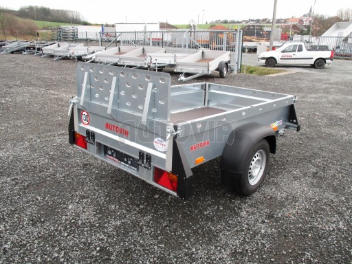 Nebrzděný sklopný přívěsný vozík SPC 750kg 2,15x1,31/0,35* č.10