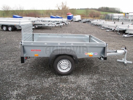Nebrzděný sklopný přívěsný vozík SPC 750kg 2,15x1,31/0,35* č.11