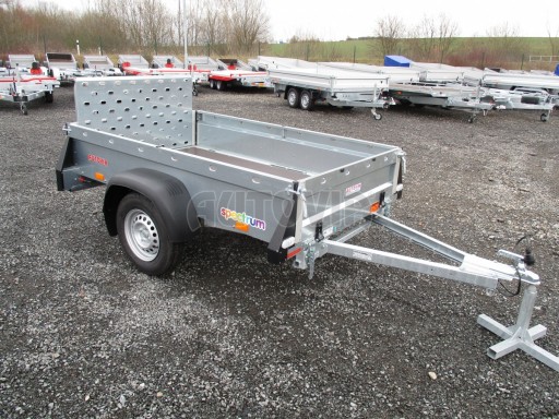 Nebrzděný sklopný přívěsný vozík SPC 750kg 2,15x1,31/0,35* č.12