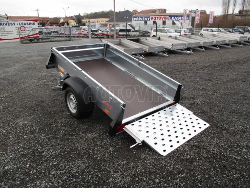 Nebrzděný sklopný přívěsný vozík SPC 750kg 2,15x1,31/0,35* č.1